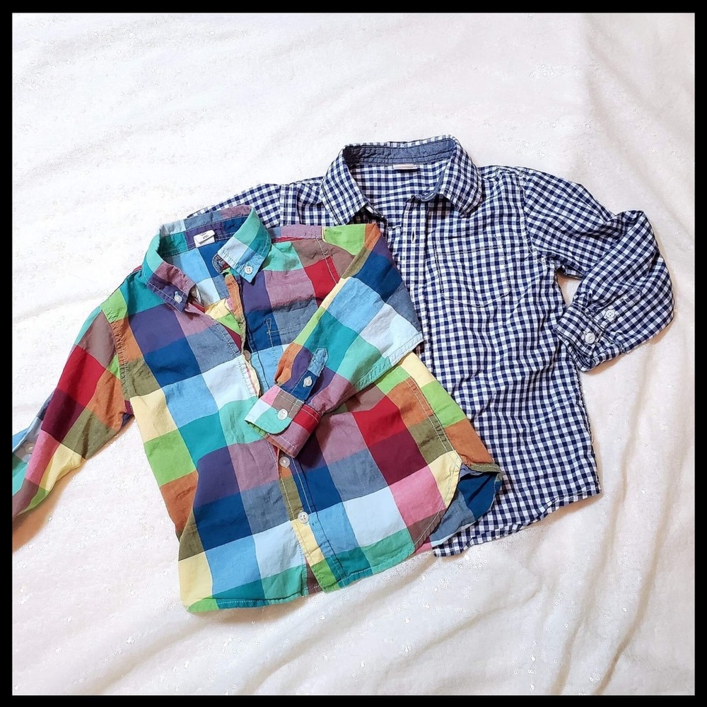 Gymboree / Gap Kids Boys Button Down Shirt Bundle Size 4T